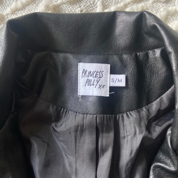 Princess Polly Ellen Blazer Leather Jacket - Picture 6 of 7